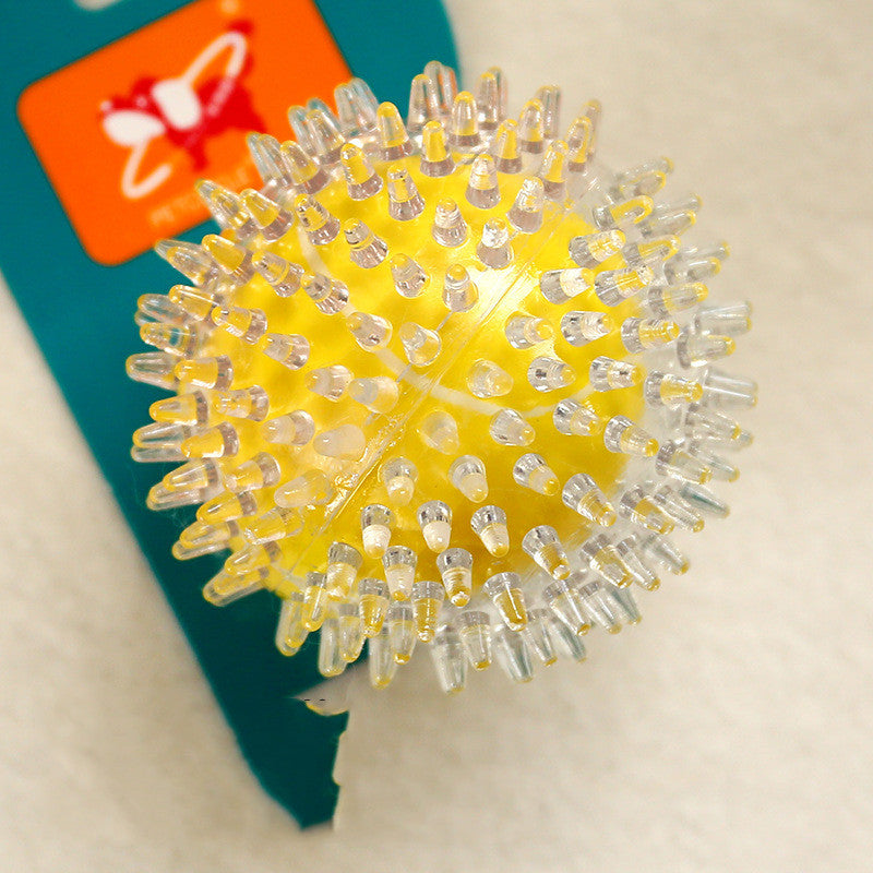 Glowing Spiny Colorful Woven Ball