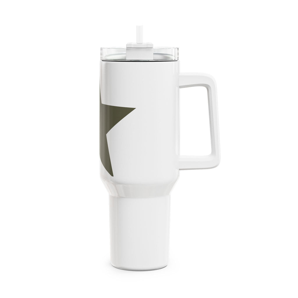 40oz Star Tumbler – Insulated Travel Mug with Handle