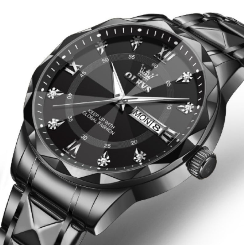 OLEVS Brand New Men's Luminous Waterproof Business Quartz Watch