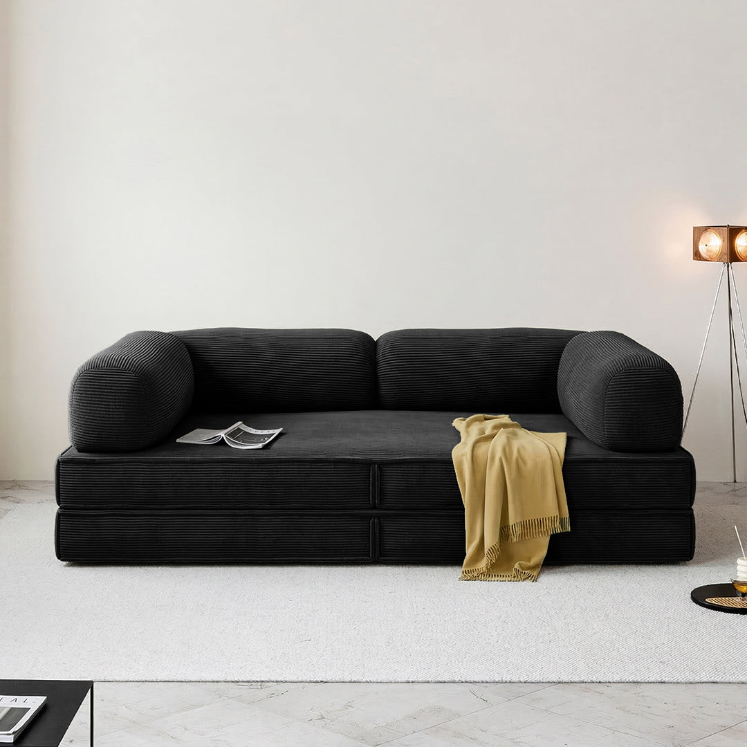 Van Buren Foldable Lazy Sofa Bed, Corduroy