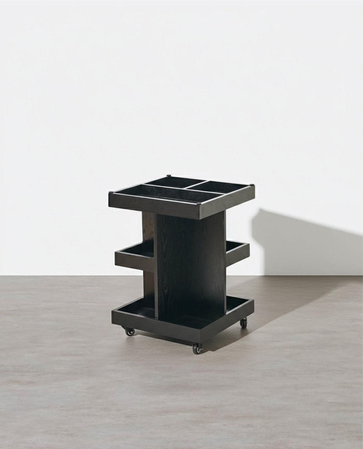 Cassandra Narrow Side Table, Black