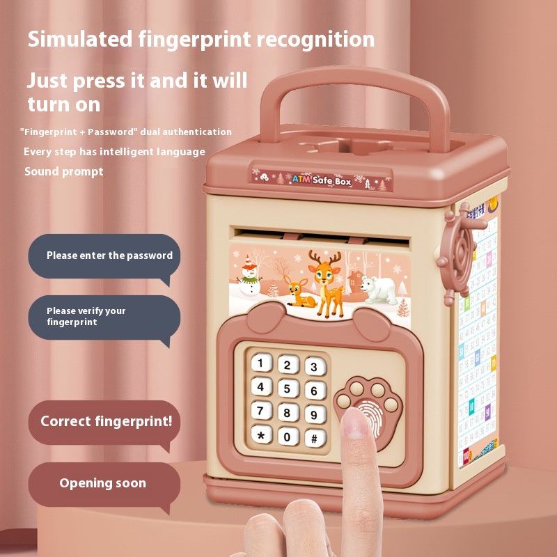 Children's Simulated Fingerprint Intelligent Password Savings Bank