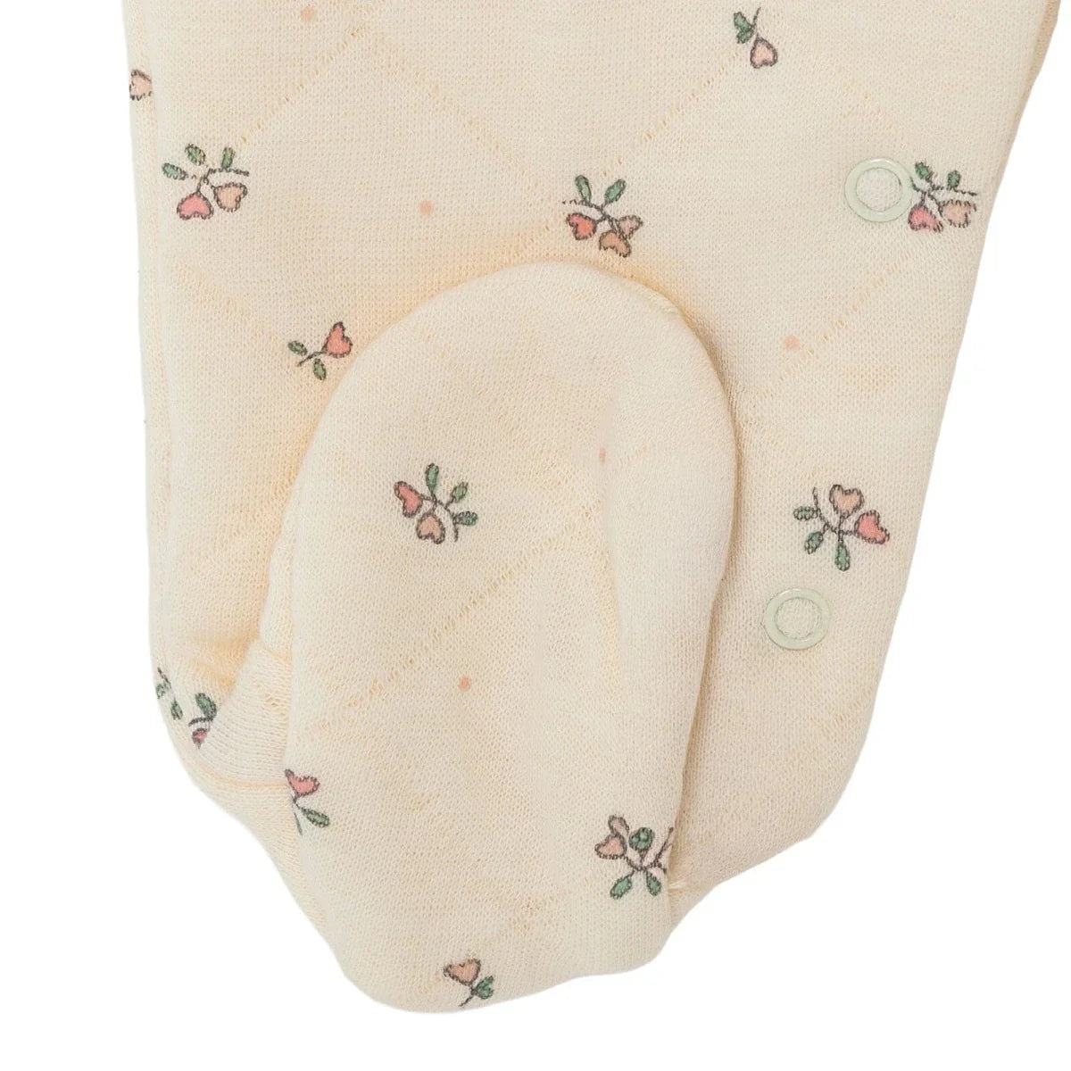 Bebetto Quilted Long Sleeve Baby Sleepsuit with Feet (Newborn to 6-9 Months)