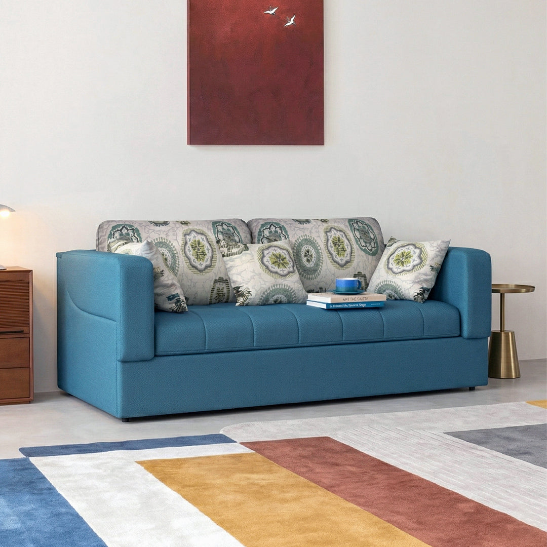 Pérez Two Seater Sofa Bed, Bunk Bed, Linen