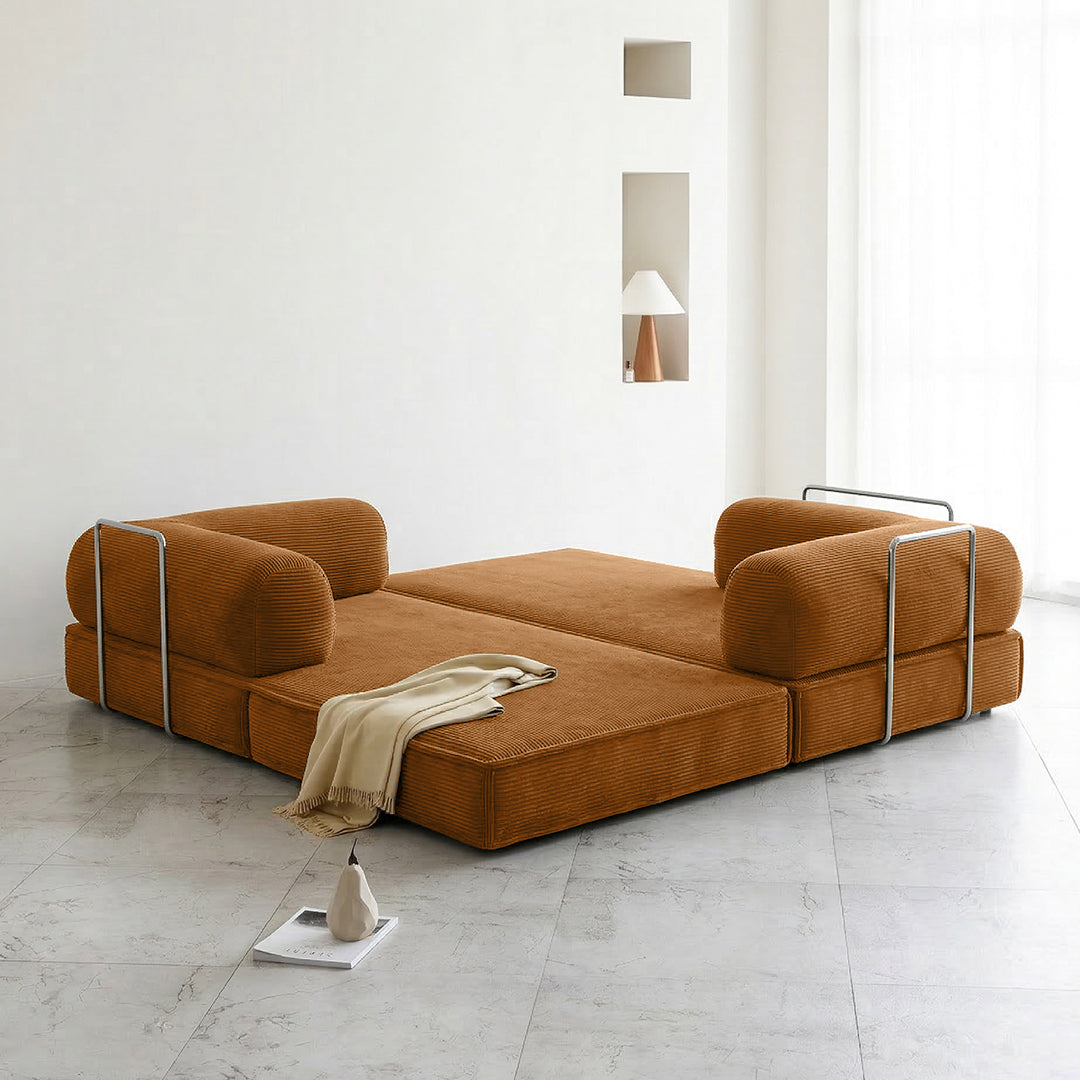 Van Buren Foldable Lazy Sofa Bed, Corduroy