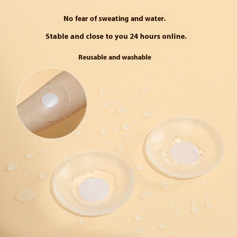 Transparent Chest Paste Invisible Women's Silicone Thin