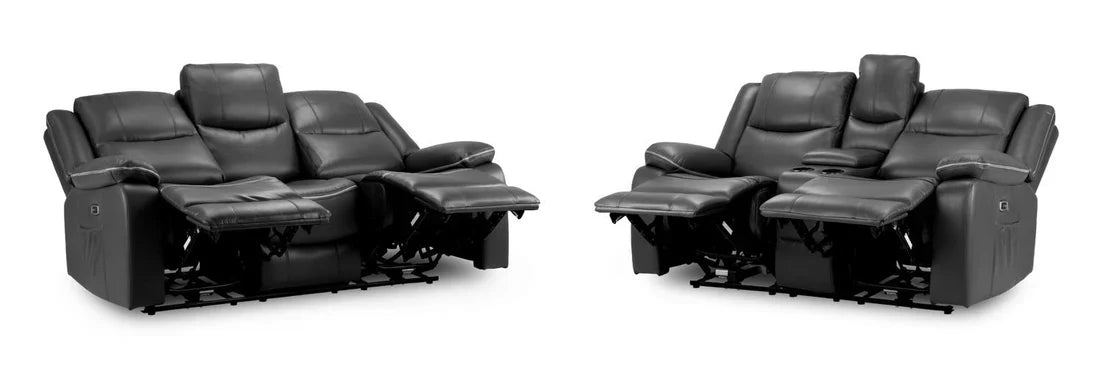 Harald  Electric Recliner Sofa Set: Luxurious 3+2 Seater for Ultimate Comfort