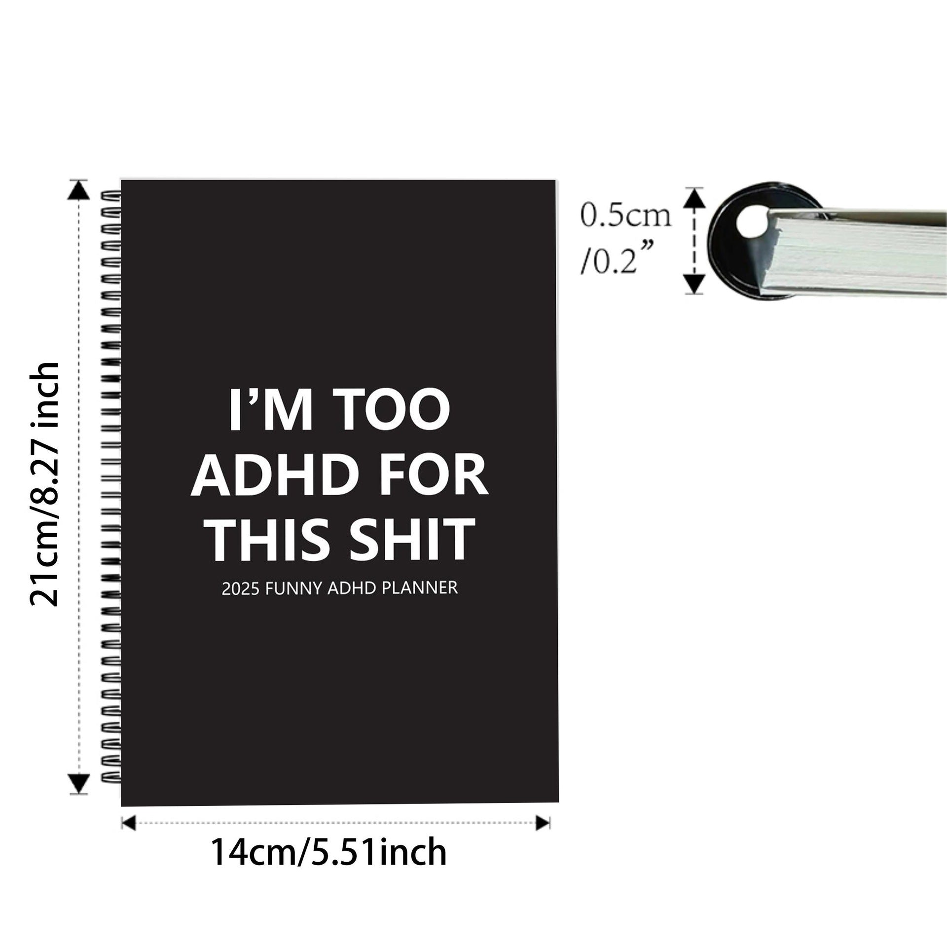 I'm Too Funny ADHD Planner