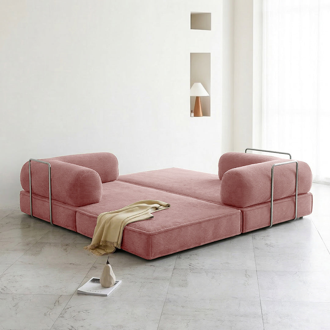 Van Buren Foldable Lazy Sofa Bed, Corduroy