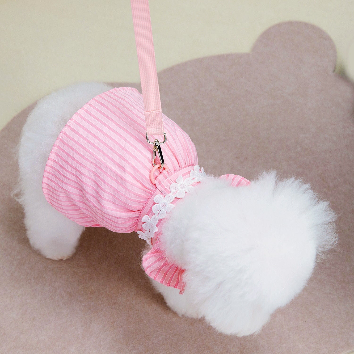 Spring And Summer Pet Dog Vertical Bar Clothes Skirt