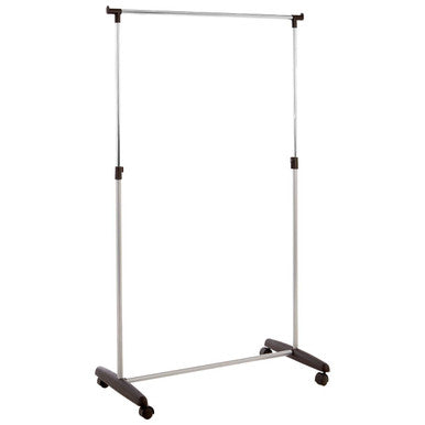 Ralesi Chrome Clothes Rail with Wheels