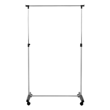Ralesi Chrome Clothes Rail with Wheels