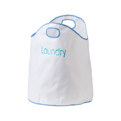 GreenLoop White and Blue Laundry Bag