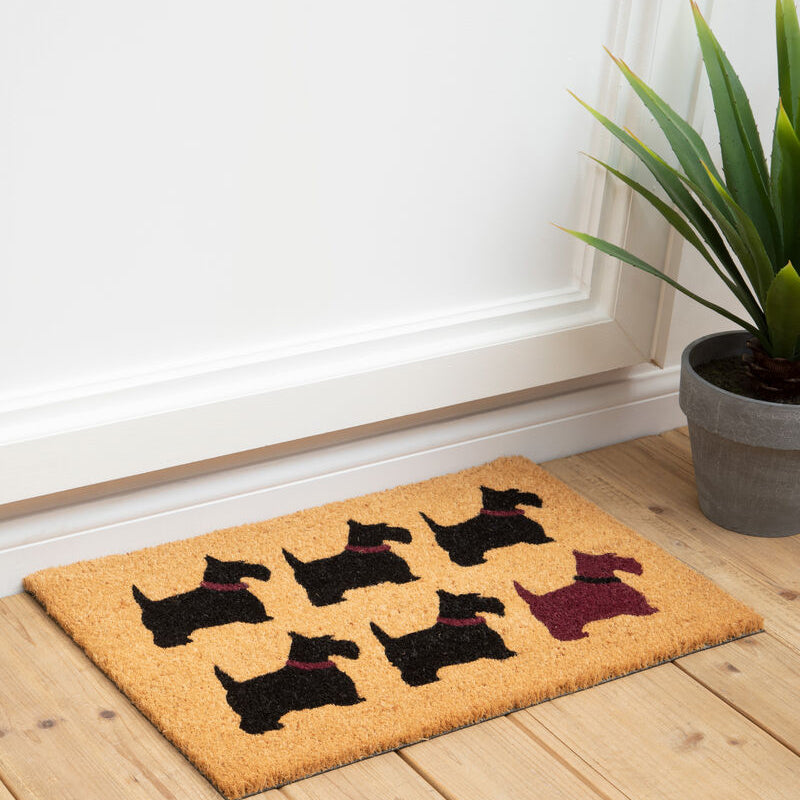 Filta Scottie Dog Coir Doormat