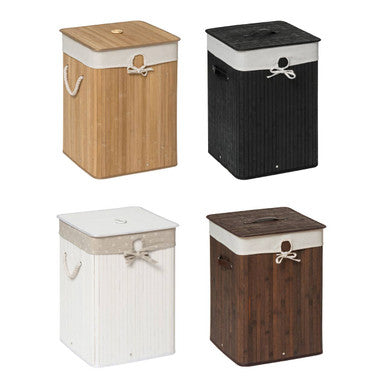 Kankyo Natural Bamboo Square Laundry Hamper
