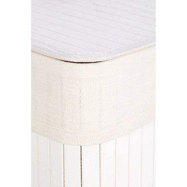 White Bamboo Laundry Hamper | Kankyo