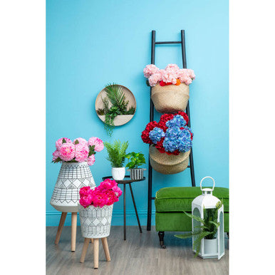 Small Seagrass Pom Pom Basket Solas