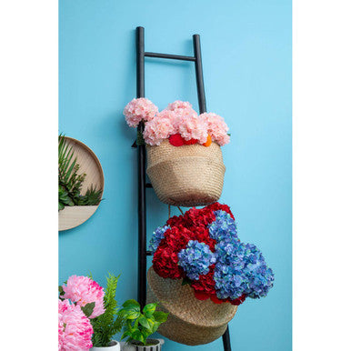 Small Seagrass Pom Pom Basket Solas