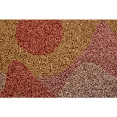Bellevie Sunrise Design Coir Doormat