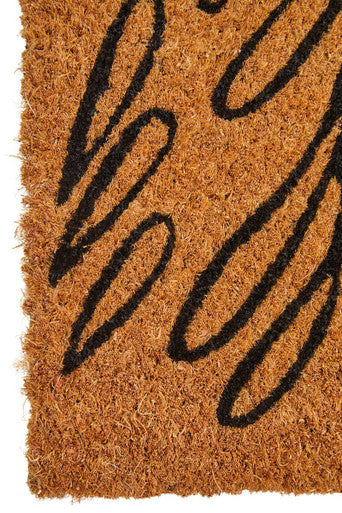 Filta Leaves Design Rectangular Coir Doormat