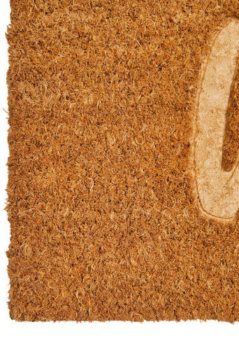Filta Embossed Welcome Coir Rectangular Doormat