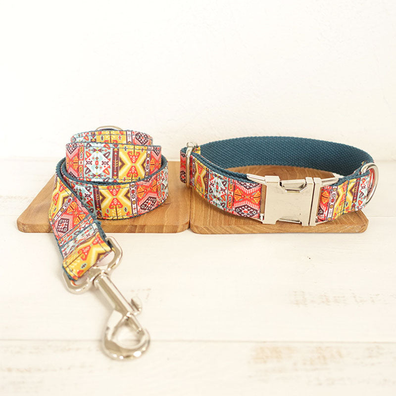 Pet traction suit color pattern dog circle