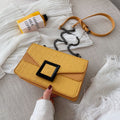 Net red chain small square bag