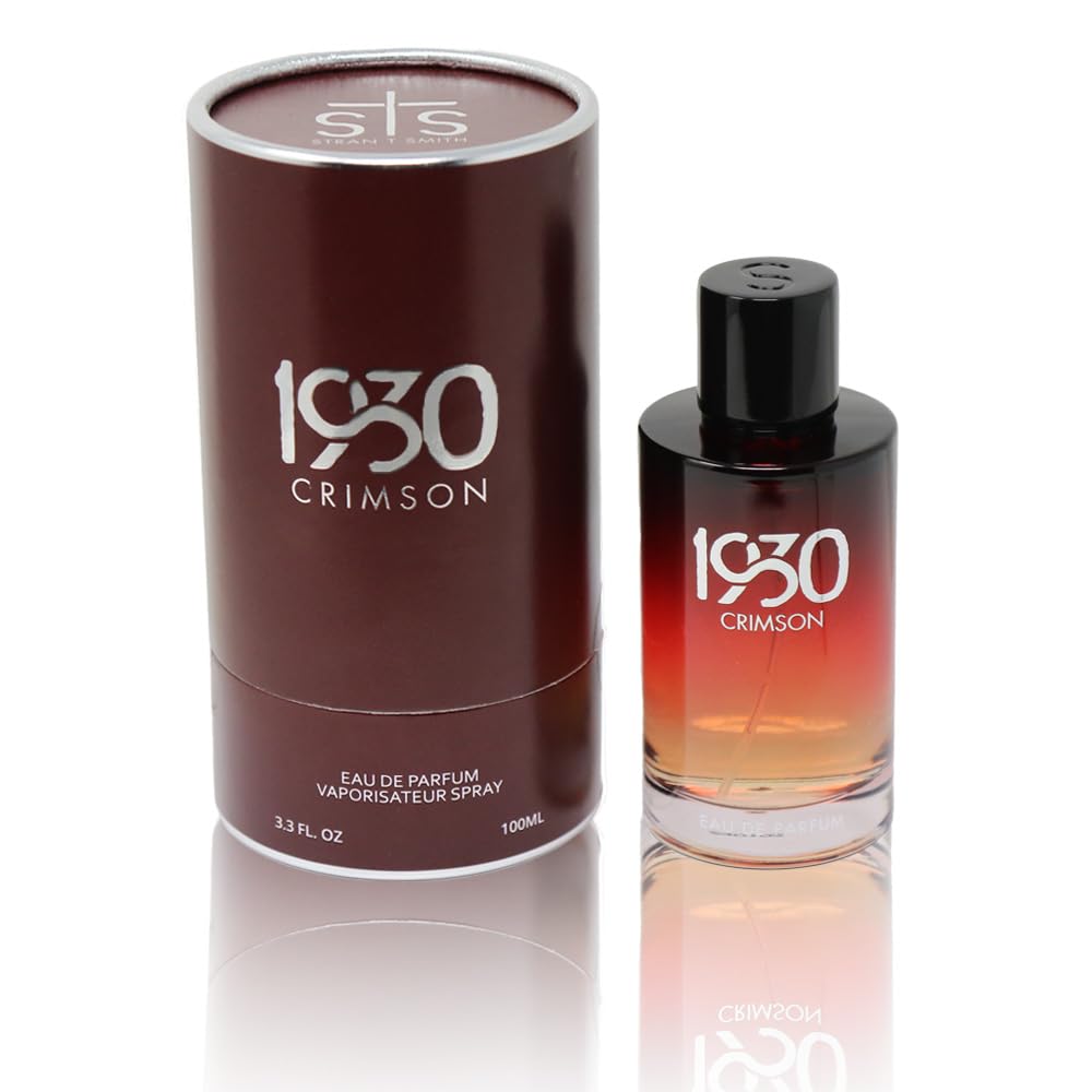 1930S Crimson Cologne for Men – Woody Spicy Fragrance with Bergamot, Juniper Berry & Cedarwood | 100 ml