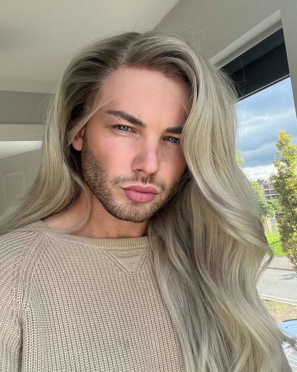 Selene Silver - 13"X4" Lace Front Human Hair Wig
