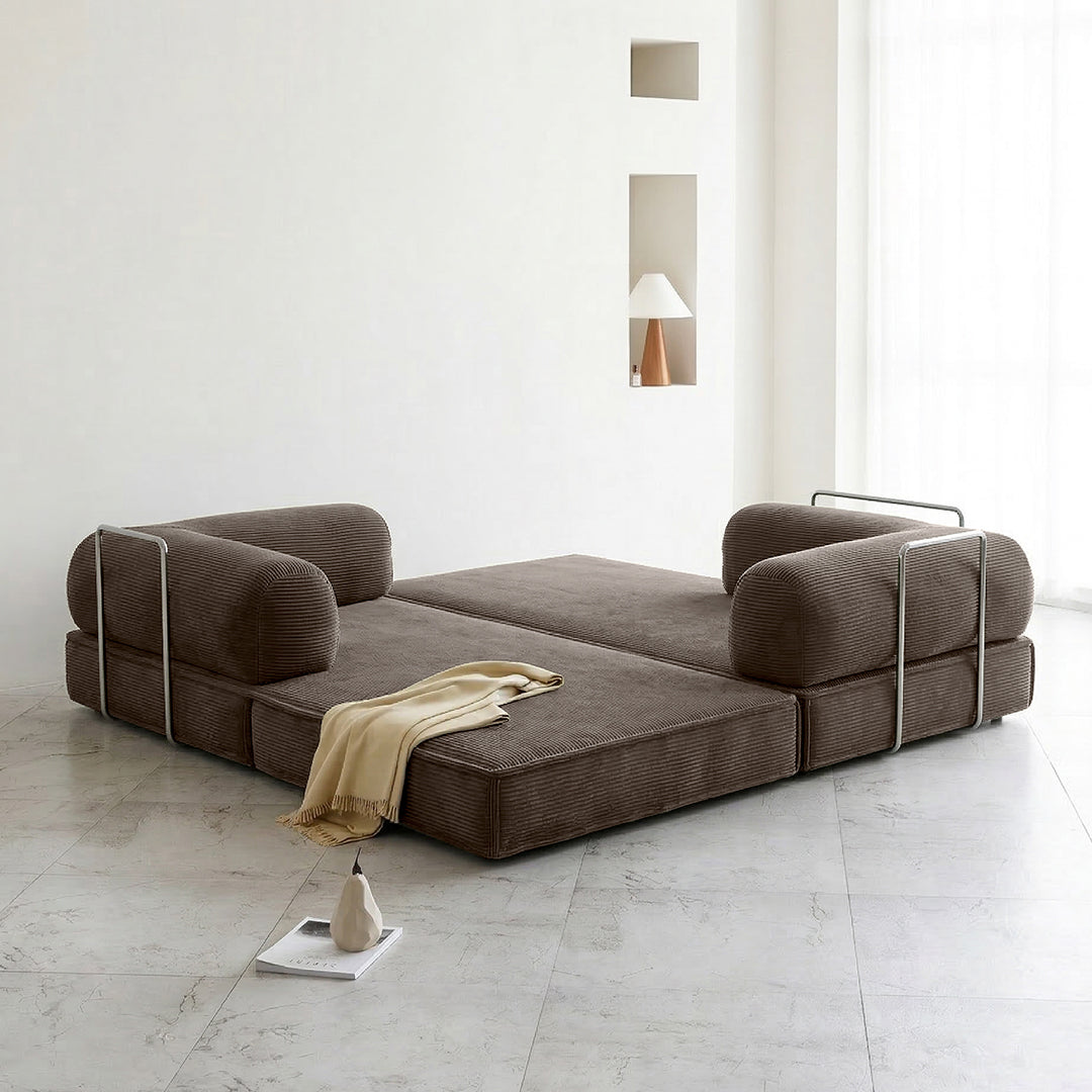 Van Buren Foldable Lazy Sofa Bed, Corduroy
