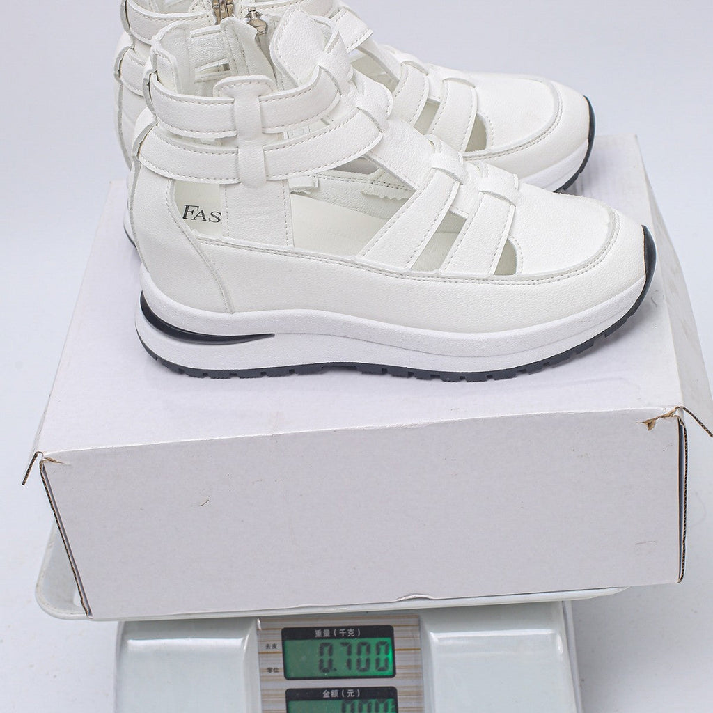 Women's Close-toed Hollow-out Sandals Summer Fashion Platform Shoes