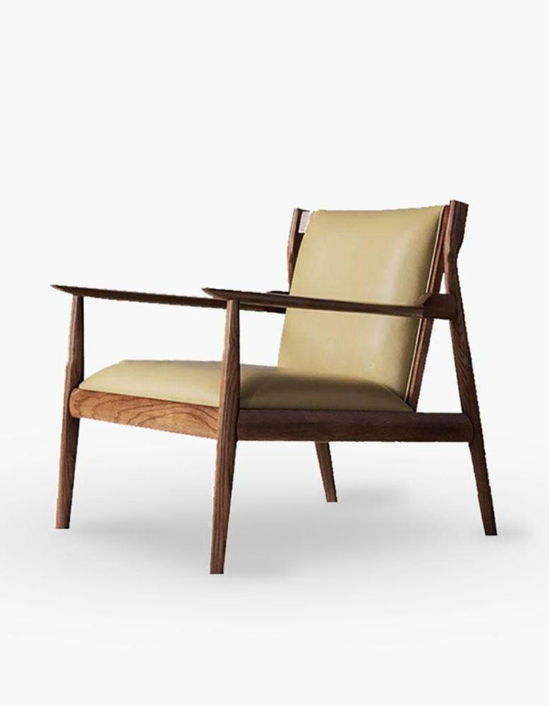 Classic Hans W CH65 Claude Easy Armchair, Solid Wood