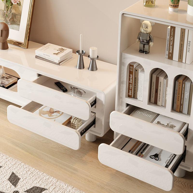 Odelette Living Room Set, Odelette TV Stand And Sideboard, Cream