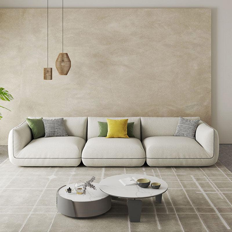 TOFU Agnes Three Seater Corner Sofa, Suede, Modular Sofa
