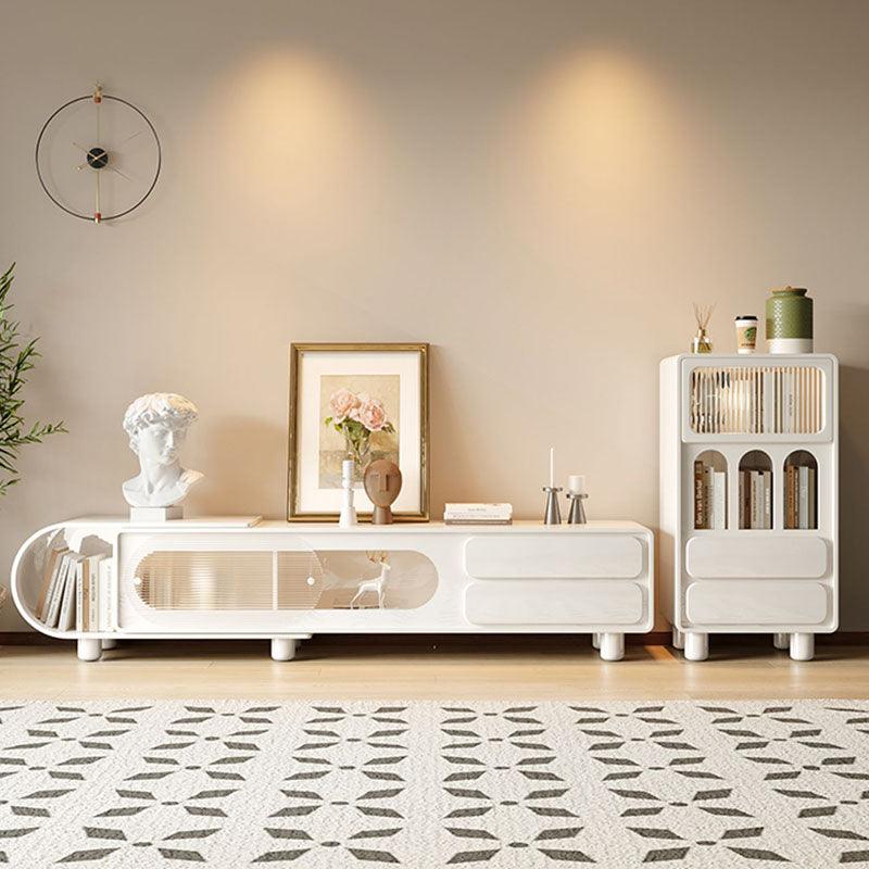 Odelette Living Room Set, Odelette TV Stand And Sideboard, Cream
