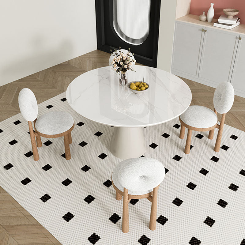 Evelyn Donut Dining Chair, Boucle