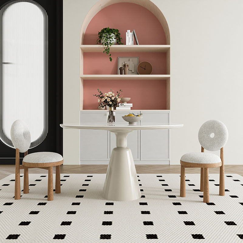 Evelyn Donut Dining Chair, Boucle
