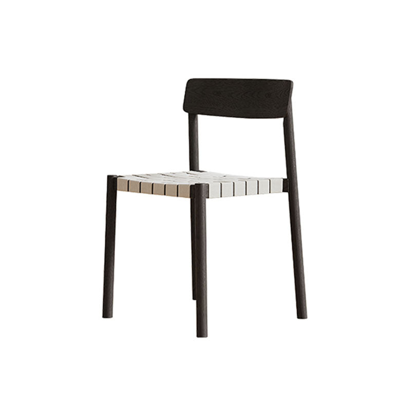 Eden Dining Chair, Black, Solid Wood & Linen