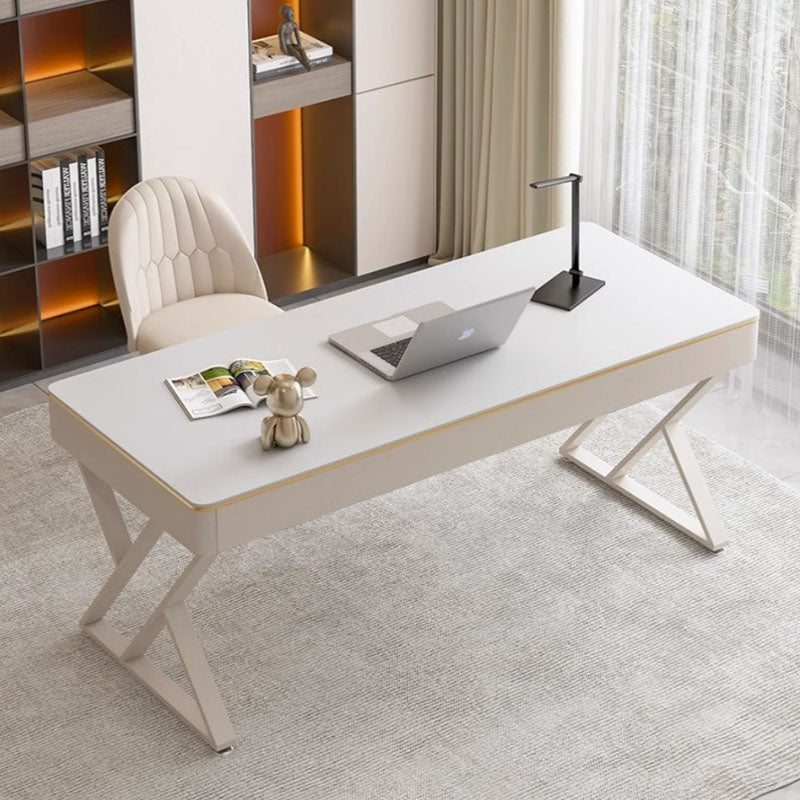 Versa Small Office Desk, Sintered Stone