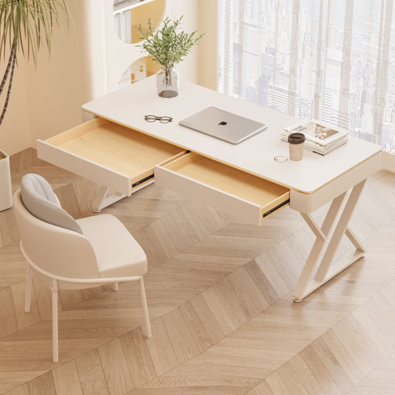 Versa Small Office Desk, Sintered Stone