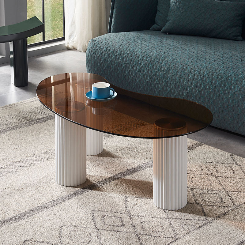 Lunar Coffee Table, Glass