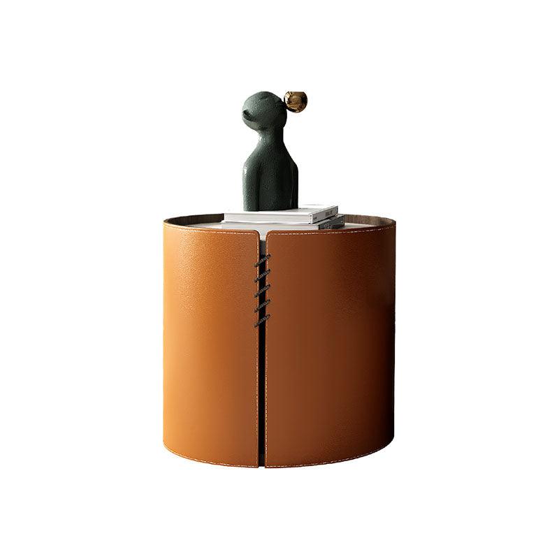 Rossi Nesting Coffee Table, Light Grey & Orange