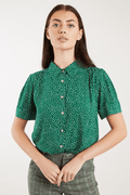 Louche Barclay Scatter Dot Print Short Sleeve Shirt