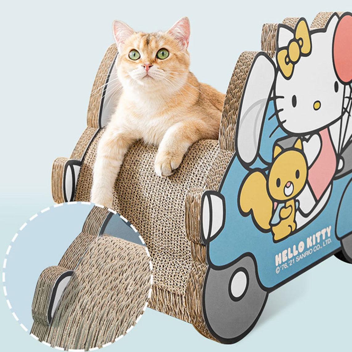 Pipi's Car, Cat Scratching Post, Cat Scratchers, Cat Toy, Cardboard