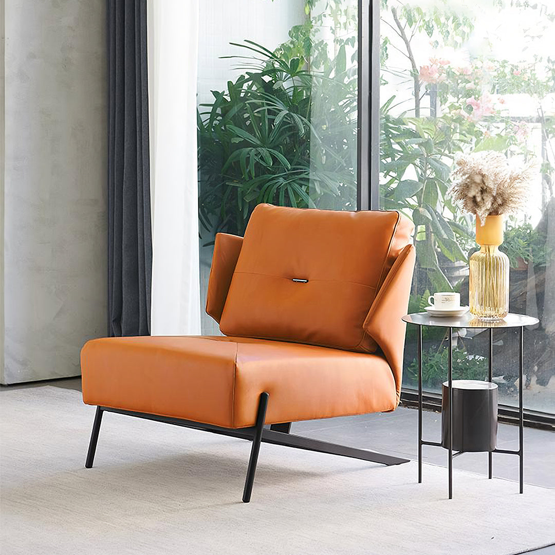 Karpov Tige Accent Leather Chair, Armchair, More Colours