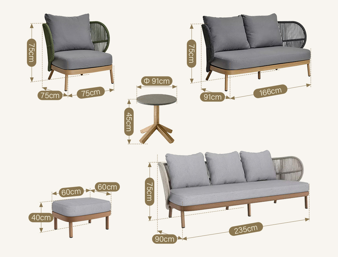 Temescal Armchair, Outdoor Furniture