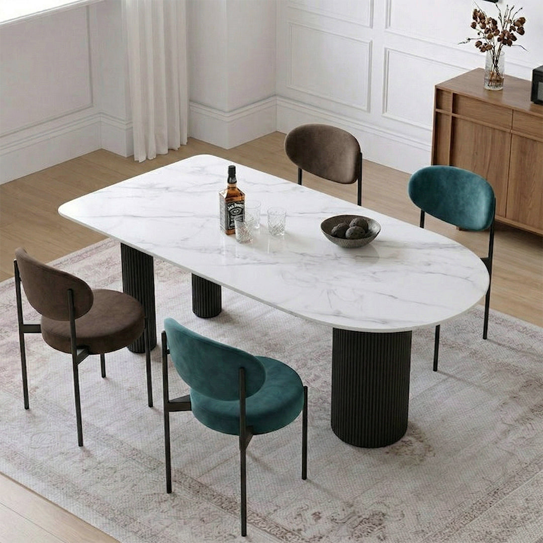 La Plainville Dining Table, White