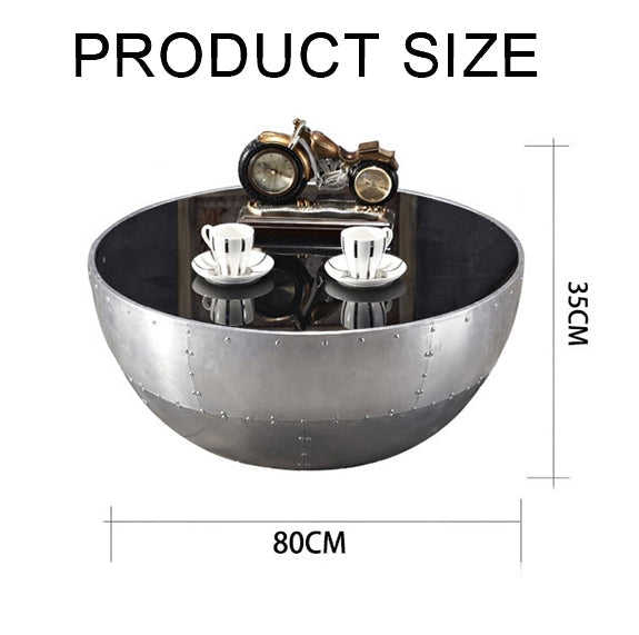 V2 Aviator Round Coffee Table