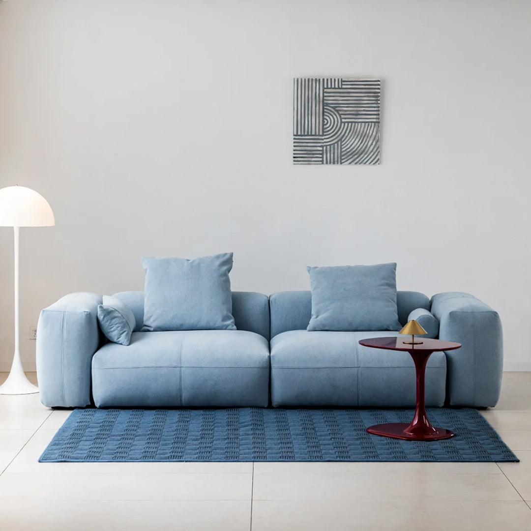 Gagnon Modular Sofa, Two Seater Sofa, Blue