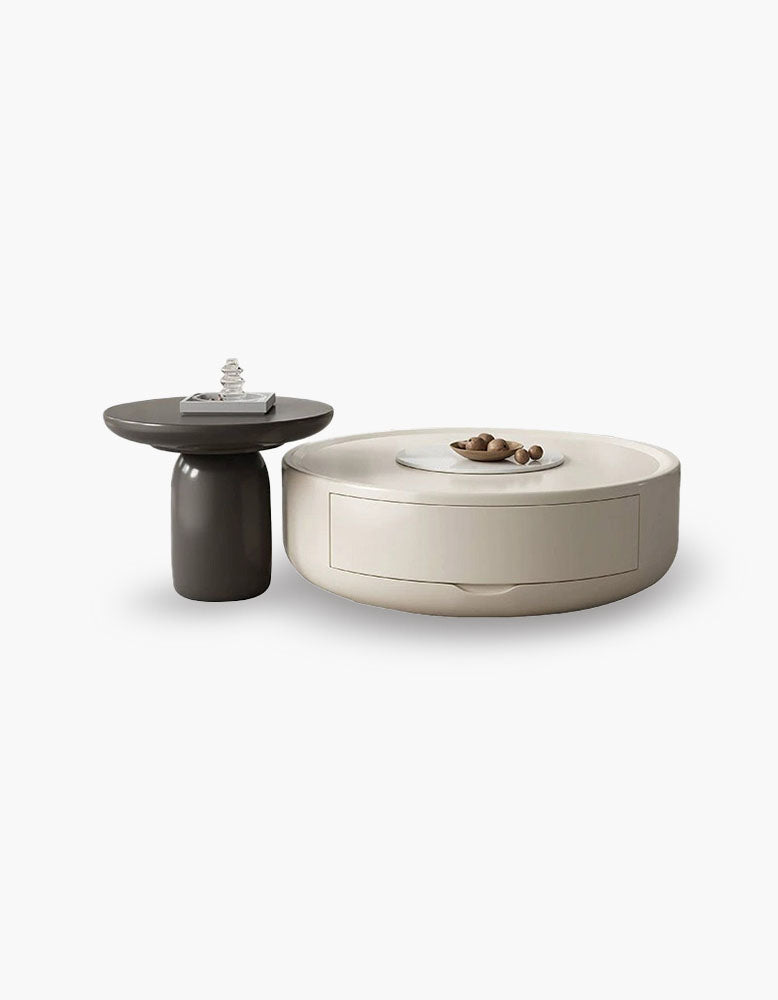 Isabella Coffee Table Set, Black & White